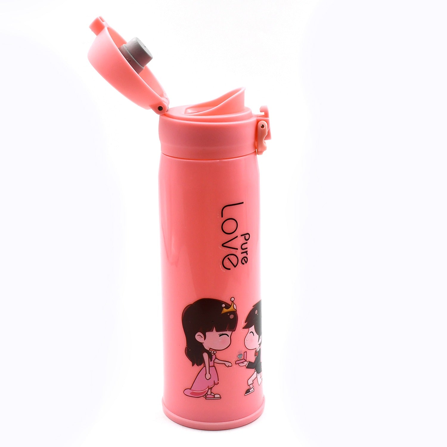 6956 Pure Love outdoor sport water bottle 500ml leak proof BPA-free for travel cold and hot water glass water bottle with daily water intake for gym and children, Fridge, for Home, Office, School (MOQ :- 80 Pc) 6956 Pure Love outdoor sport water bottle 500ml leak proof BPA-free for travel cold and hot water glass water bottle with daily water intake for gym and children, Fridge, for Home, Office, School (MOQ :- 80 Pc)